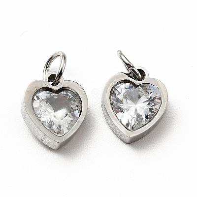 304 Stainless Steel Pendants STAS-D189-06P-01-1