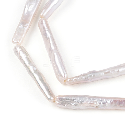 Natural Baroque Pearl Keshi Pearl Beads Strands PEAR-S020-Z02-1