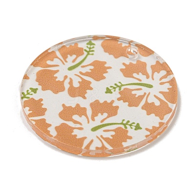Opaque Acrylic Pendants BACR-C001-01H-1