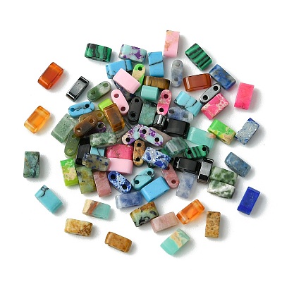 100Pcs 20 Colors Synthetic Agate Beads G-CJ0001-77-1
