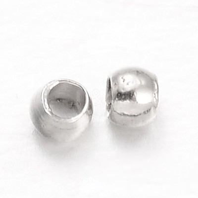 Rondelle Brass Crimp Beads KK-L134-33P-01-1