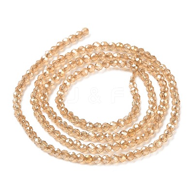 Transparent Electroplate Glass Beads Strands LS-GLAA-H021-01A-PL01-1