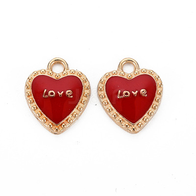 Alloy Enamel Pendants ENAM-S121-038D-1