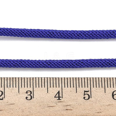 3MM Nylon Milan Cord Necklace Making NJEW-H084-01G-30-1