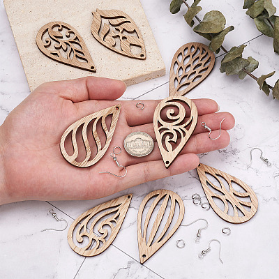 DIY Dangle Earring Making Kits DIY-CD0001-28-1