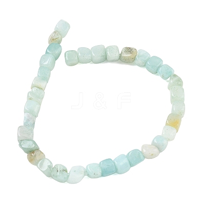 Natural Flower Amazonite Beads Strands GG-CBA9392-14-1