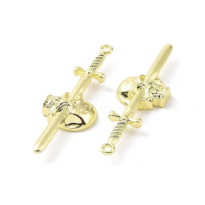 Rack Plating Alloy Pendants PALLOY-D007-67LG-1