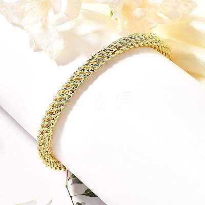 Classic Rack Plating Brass Cuff Bangle BJEW-E071-23G-1
