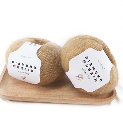 Acrylic Fiber Mohair Wool Knitting Yarn YCOR-PW0001-005A-34-1