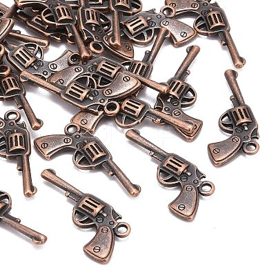 Alloy Pendants X-EA11008Y-R-1
