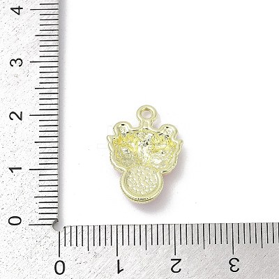 Alloy Enamel Pendants PALLOY-R151-27G-1