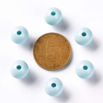 Opaque Acrylic Beads MACR-S370-C10mm-A07-1