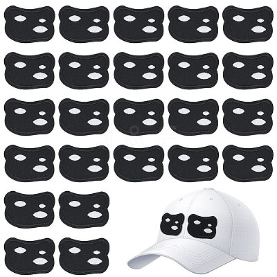 24Pcs Cat Eye Computerized Embroidery Iron on/Sew on Patches PATC-FG0001-81-1