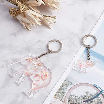 DIY Animal Theme Keychain Making Kits DIY-OC0001-52-1
