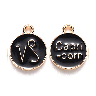 Alloy Enamel Pendants ENAM-S124-01B-08E-1