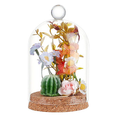 Glass Dome Cover AJEW-WH0604-68A-1