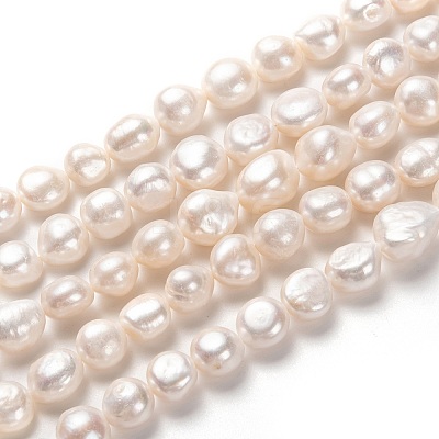 Natural Cultured Freshwater Pearl Beads Strands PEAR-L033-40-1