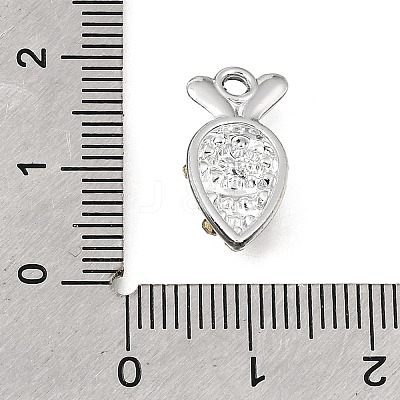 UV Plating Alloy Crystal Rhinestone Pendants RB-CBAD37D-05P-1