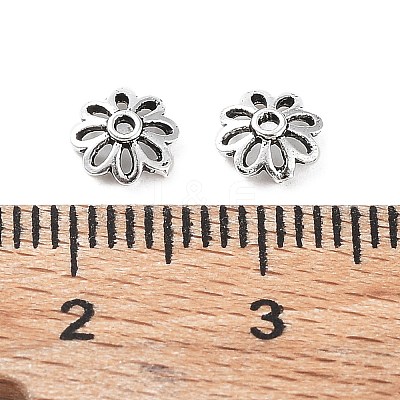 925 Sterling Silver Bead Caps STER-A041-06AS-1