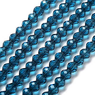 Transparent Glass Beads Strands GLAA-A014-03H-1