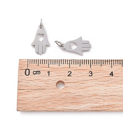 Non-Tarnish 304 Stainless Steel Pendants STAS-Q201-T453S-1