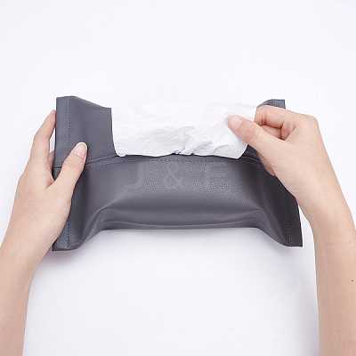 Imitation Leather Tissue Boxes AJEW-GF0002-51B-1