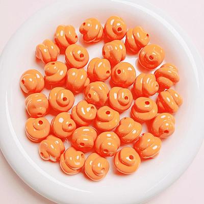 Opaque Acrylic Beads OACR-H034-39H-1