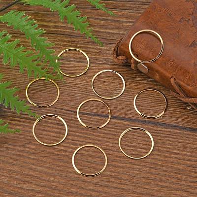 201 Stainless Steel Linking Rings X-STAS-F192-001G-01-1