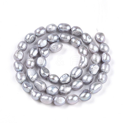 Natural Cultured Freshwater Pearl Beads Strands PEAR-N014-06G-02-1