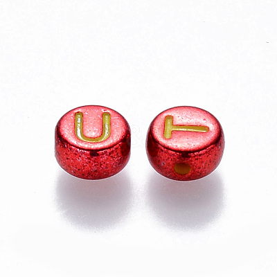 Plating Acrylic Beads MACR-T038-02-1