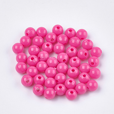 Opaque Plastic Beads KY-T005-6mm-603-1