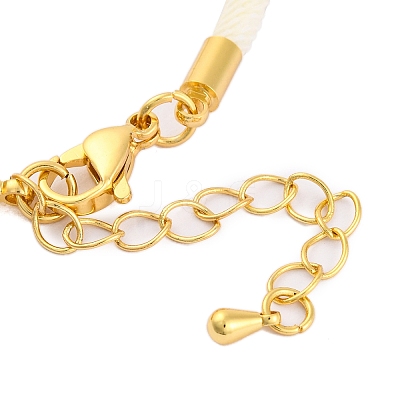Nylon Cords Bracelet Makings Fit for Connector Charms AJEW-P116-02G-20-1