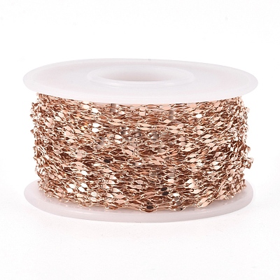Ion Plating(IP) 304 Stainless Steel Dapped Chains CHS-D028-01RG-1