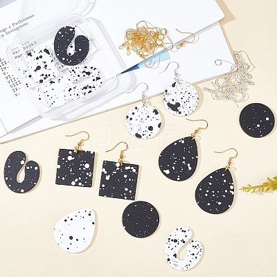 Big Dangle Earrings DIY Making Kit DIY-OC0007-94-1