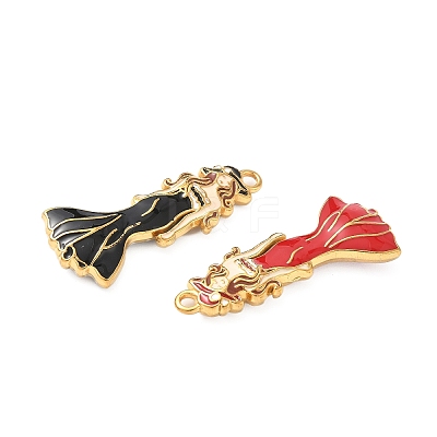 304 Stainless Steel Enamel Pendants STAS-I346-60G-1