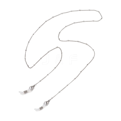 304 Stainless Steel Curb Chain for Eyeglasses AJEW-EH00411-02-1
