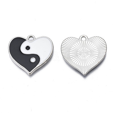 Alloy Enamel Pendants PALLOY-N160-028P-1