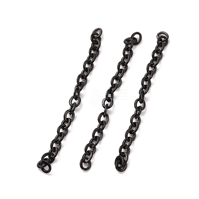 Ion Plating(IP) 304 Stainless Steel Cable Chains CHS-WH0007-01A-EB-1
