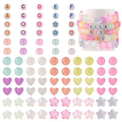 Luminous Transparent Acrylic Beads LACR-TA0001-02-1