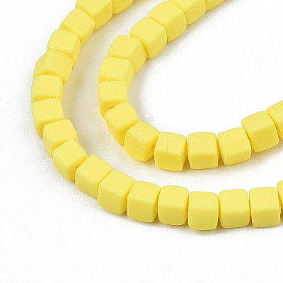 Handmade Polymer Clay Beads Strands X-CLAY-N008-061-07-1