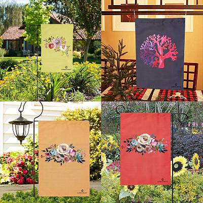 Polyester Garden Flag AJEW-WH0118-87I-1
