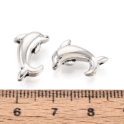 Tibetan Style Alloy Beads TIBEB-T004-04AS-1