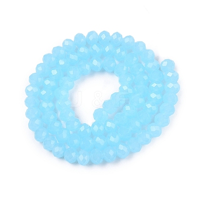 Glass Beads Strands EGLA-A044-J6mm-D04-1