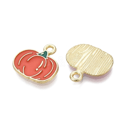 Alloy Enamel Pendants ENAM-Q003-10G-1