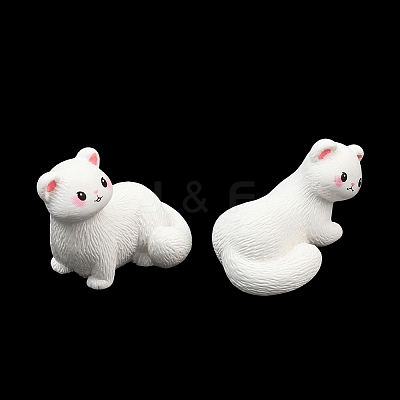 Resin White Ferret Miniature Figurines RE-CBA17C4-15-1