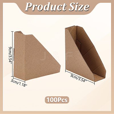 Triangle Paper Picture Frame Corner Protectors LS-FIND-WH0126-961C-1
