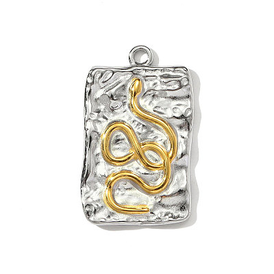 304 Stainless Steel Pendants STAS-OY002-71G-1
