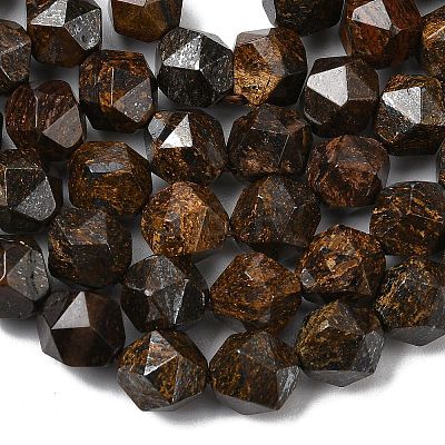 Natural Bronzite Beads Strands G-Z119-A30-02-1