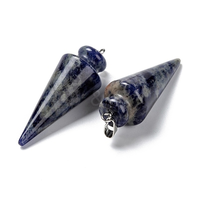 Natural Sodalite Pendants G-K311-47F-1