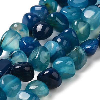 Natural Agate Beads Strands G-H295-B01-07-1